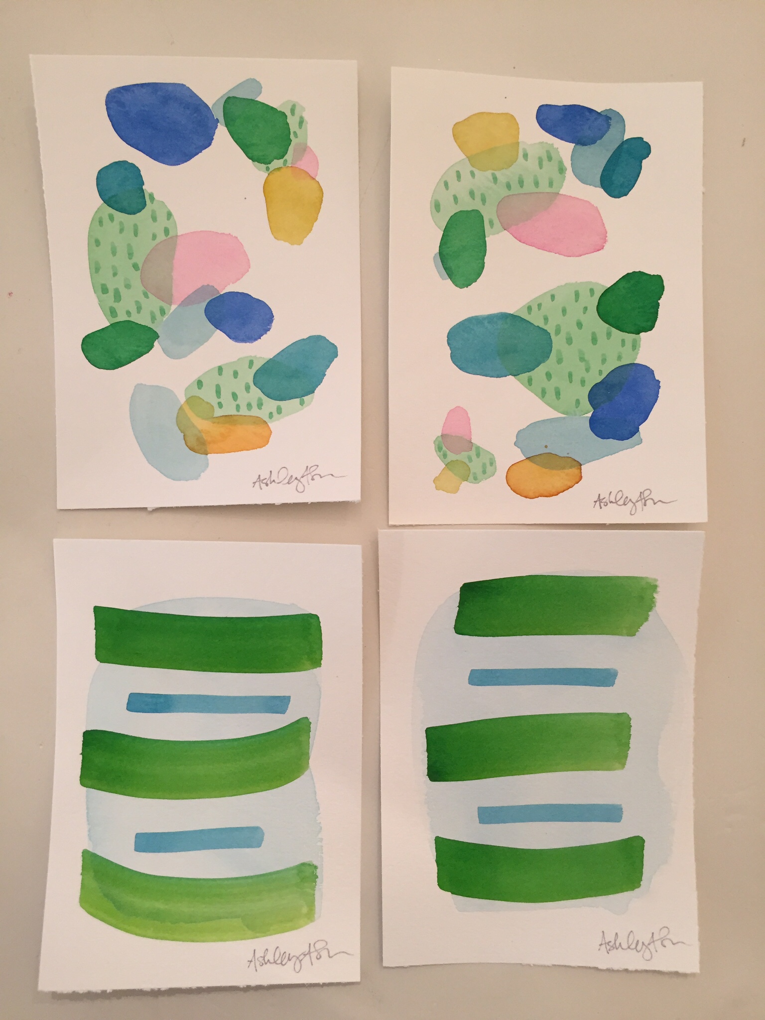 watercolor on paper