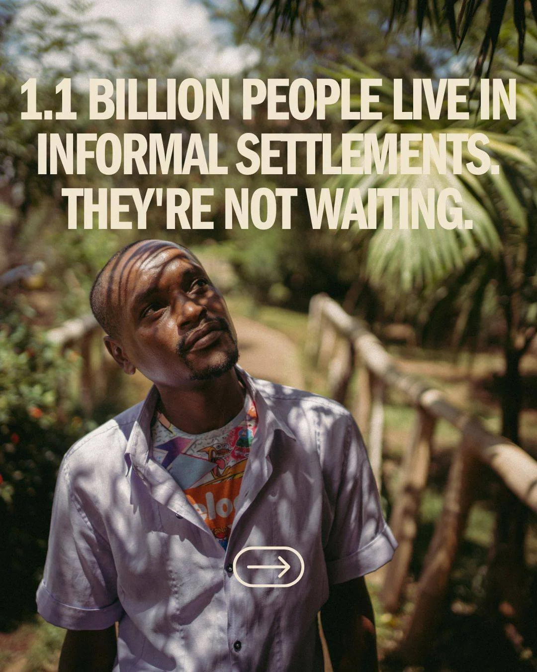 1.1 billion people live in informal settlements. They're not temporary residents — they're city builders. Time for urban planning to catch up.
#worldcitiesday #worldurbancampaign #thecityweneed #africa #slums