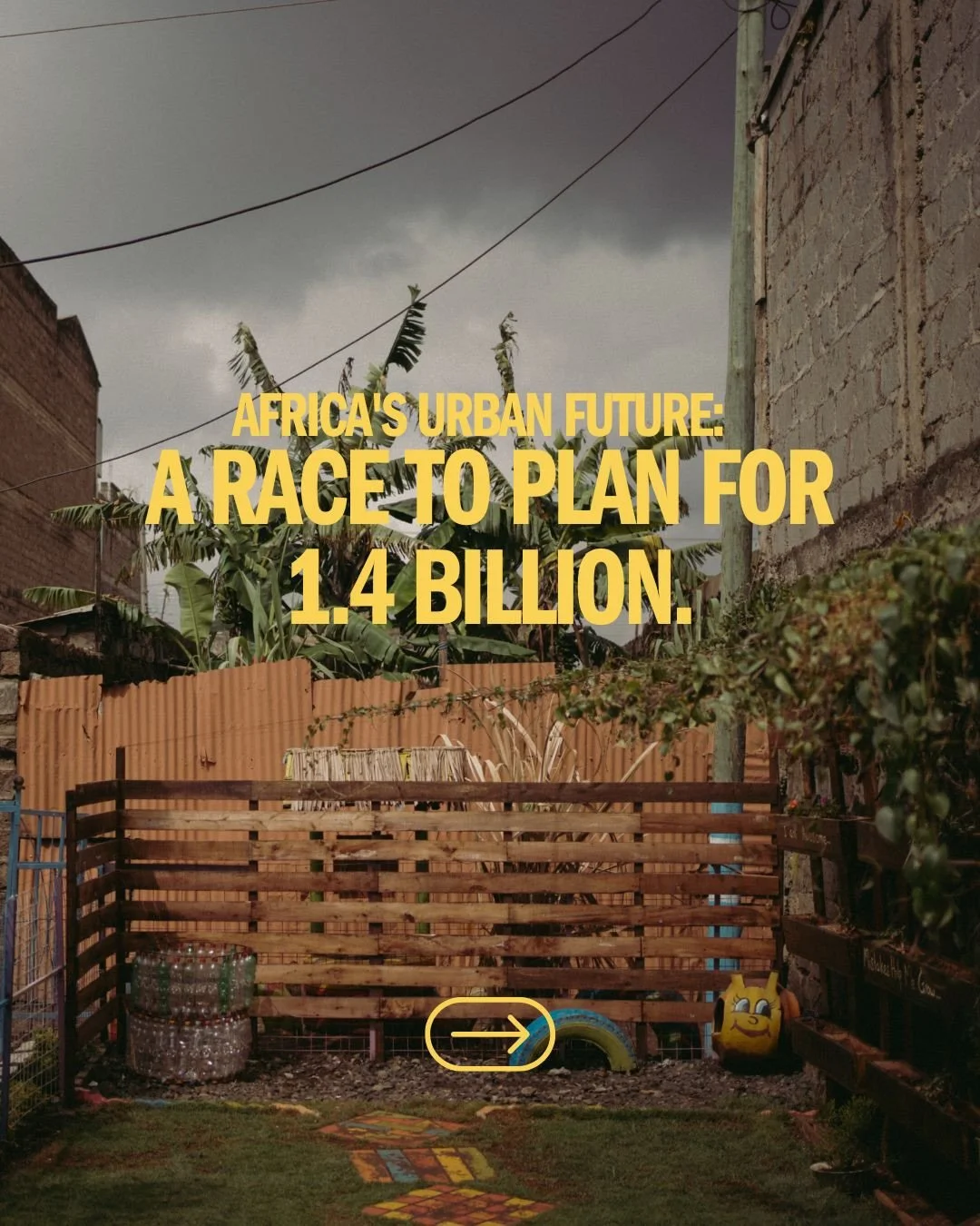 1.4 billion people will live in Africa&rsquo;s cities by 2050.

That&rsquo;s double today&rsquo;s urban population &mdash; and 80% of the continent&rsquo;s total growth over the next 25 years.

The numbers are staggering. Over half of sub-Saharan Afr