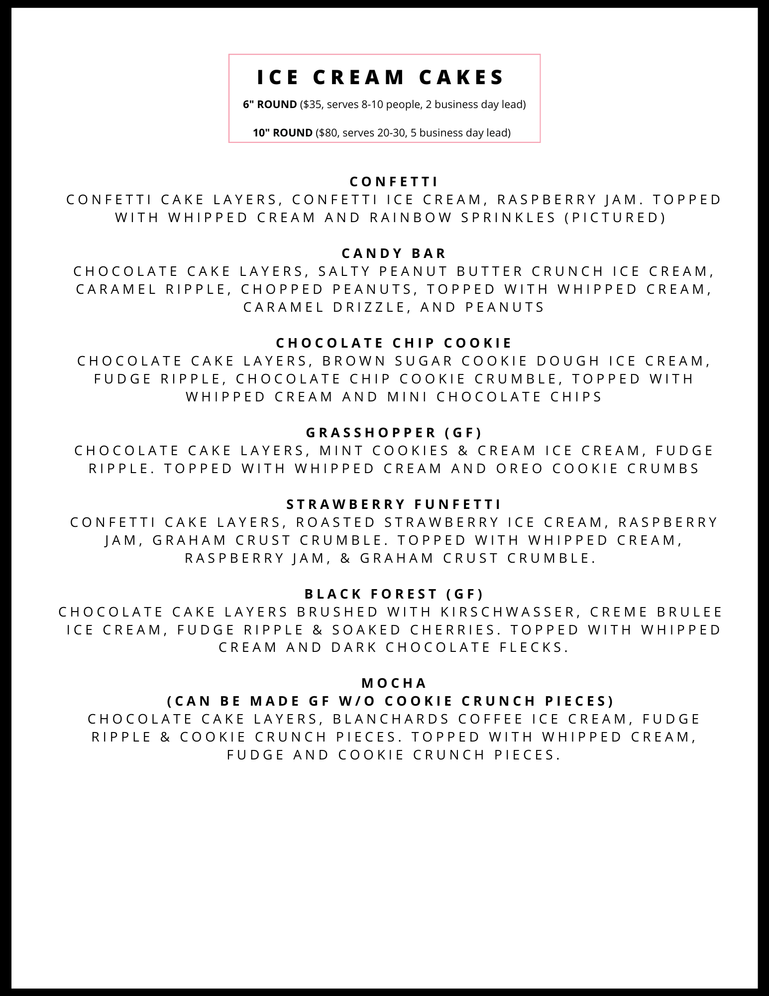 Ice Cream Cakes — SCOOP