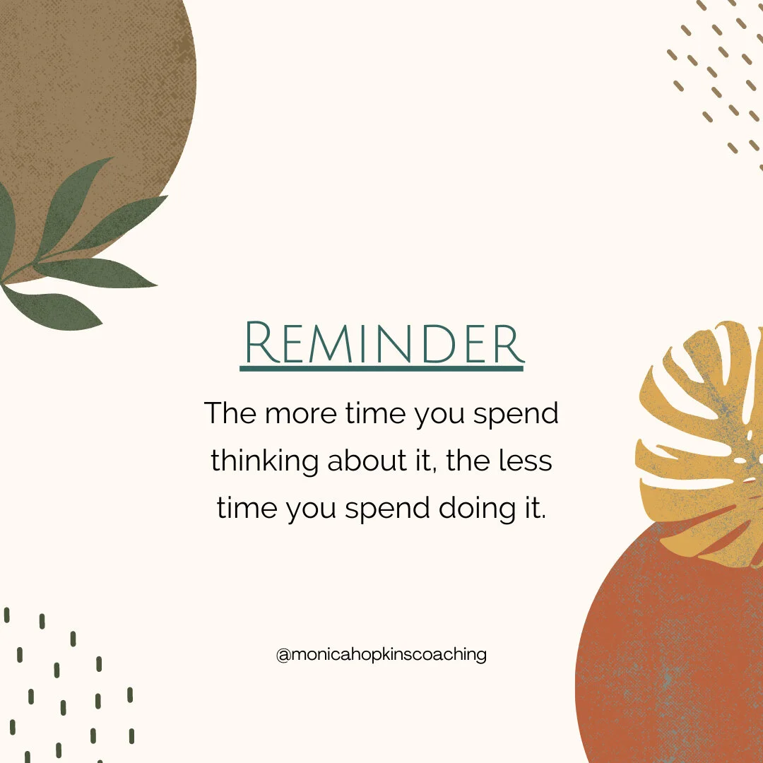 Look, I am a notorious overthinker. I like to say overthinking is my favorite exercise.​​​​​​​​
​​​​​​​​
However, if you don&rsquo;t take action &ndash; you will never actually make progress. How many times have you thought about applying for a job (