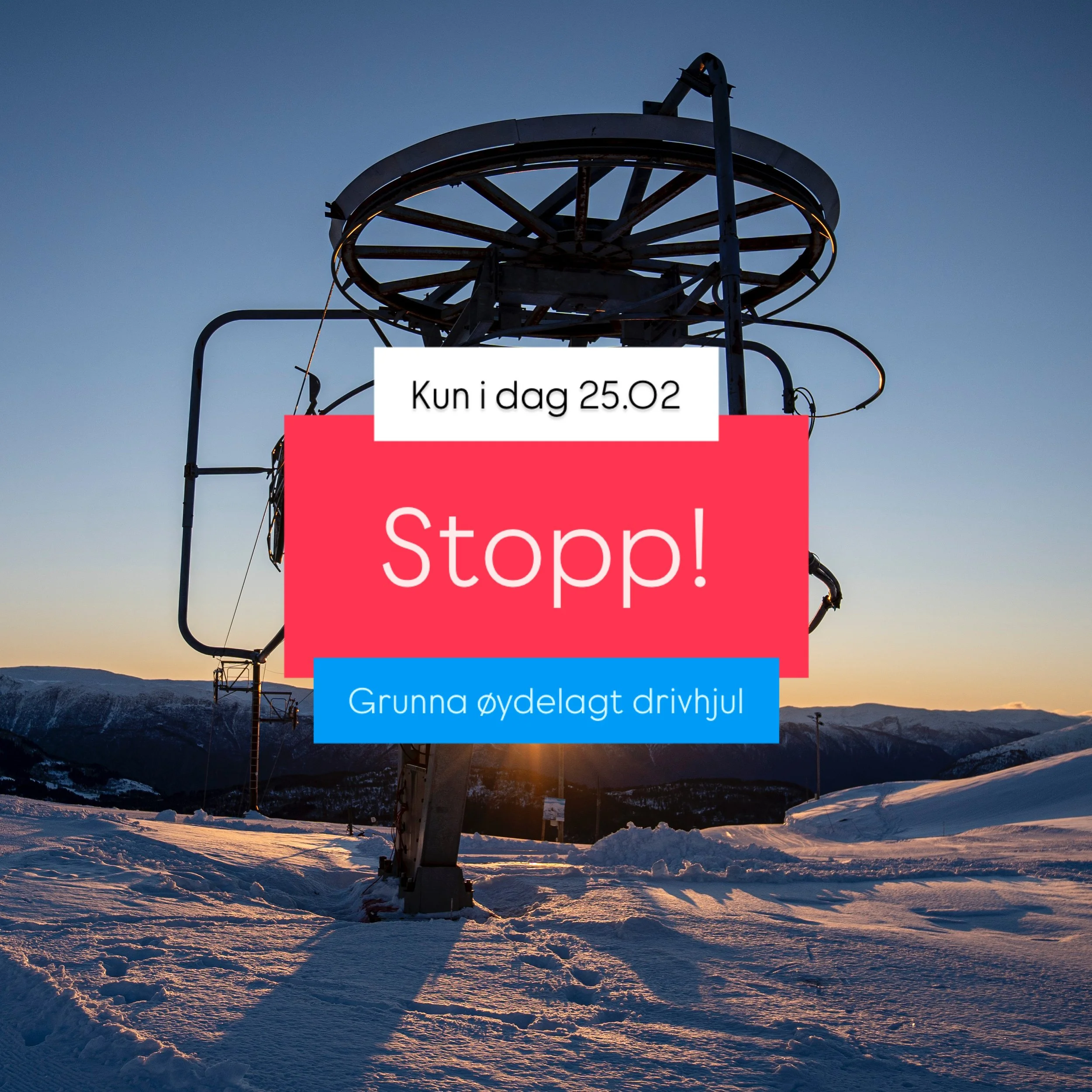 Midlertidig stans i Hovedtrekket