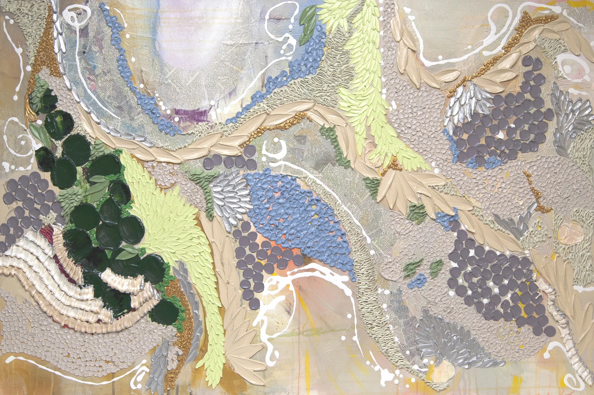 Traces of Structure — 40"x30" SOLD