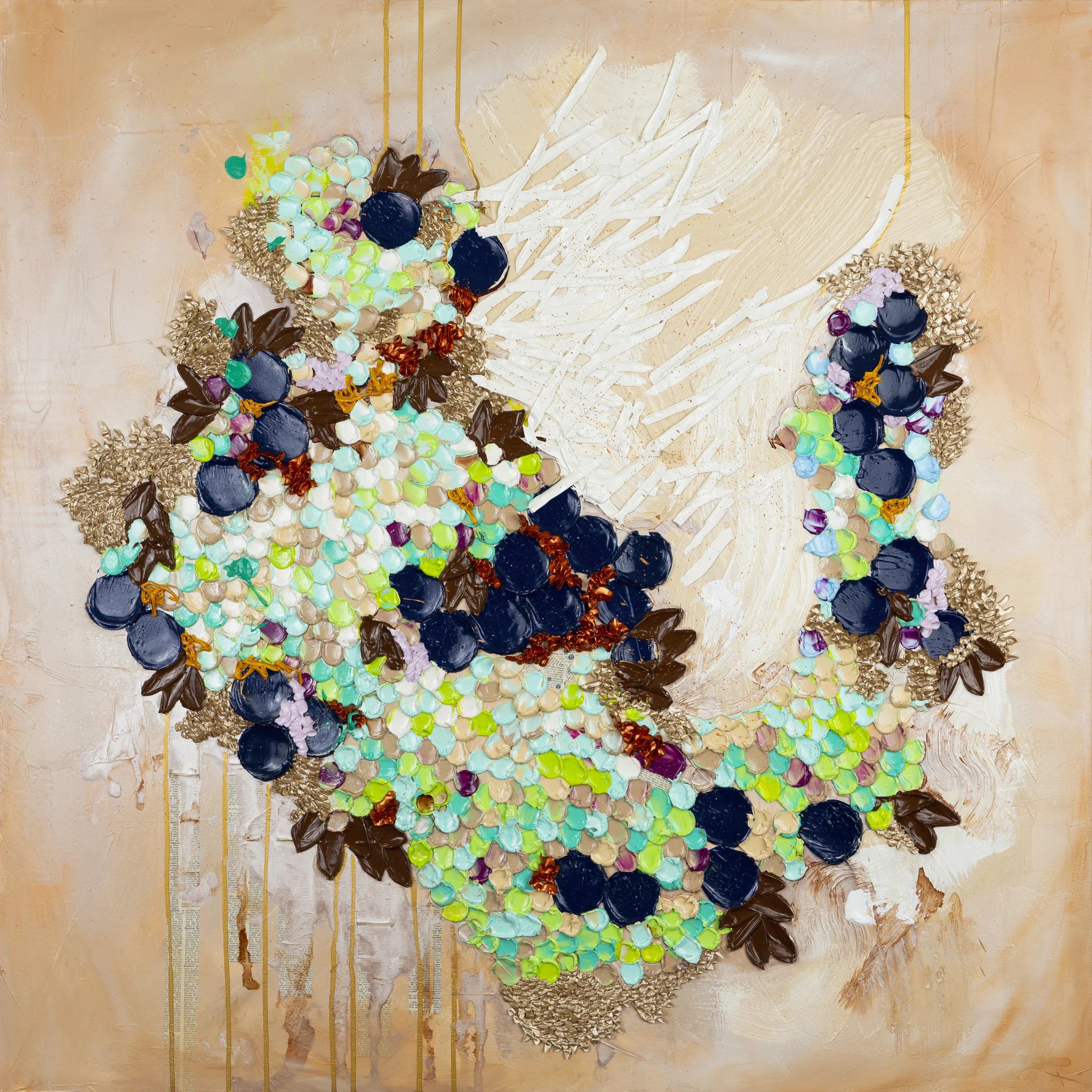 Still Life + Lands — 48" x 48" $1,250
