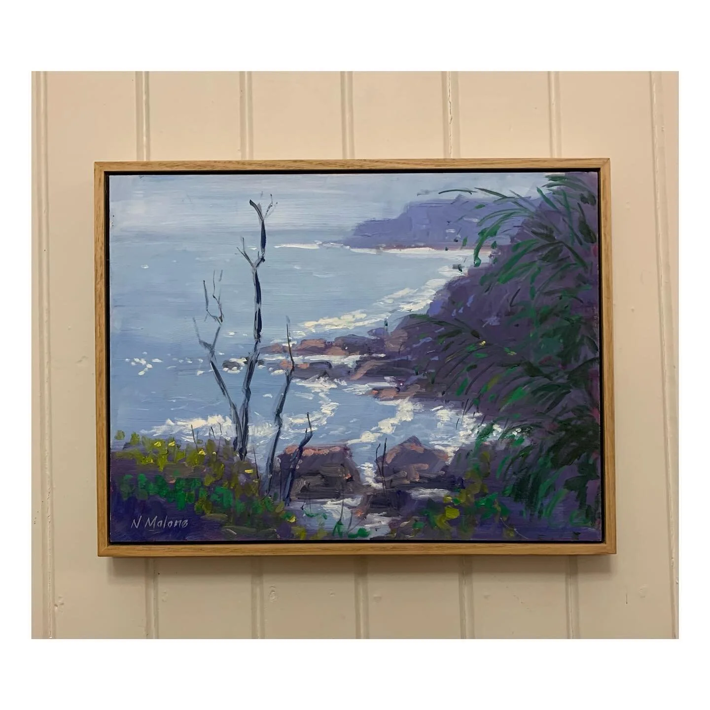 More seaside dreaming... this scene is from Byron Bay.  This paintings is hanging in my living room at the moment and has me longing for salty water and Sandy feet!  I can&rsquo;t wait for another swim! 
Where is your favourite place to reset and ree