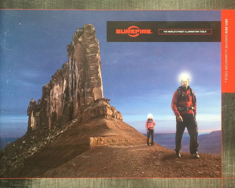 SUREFIRE CATALOG COVER MODELS; ERIC ODENTHAL, ADDELINE GUAY PHOTOGRAPHER; GREG VON DOERSTEN
