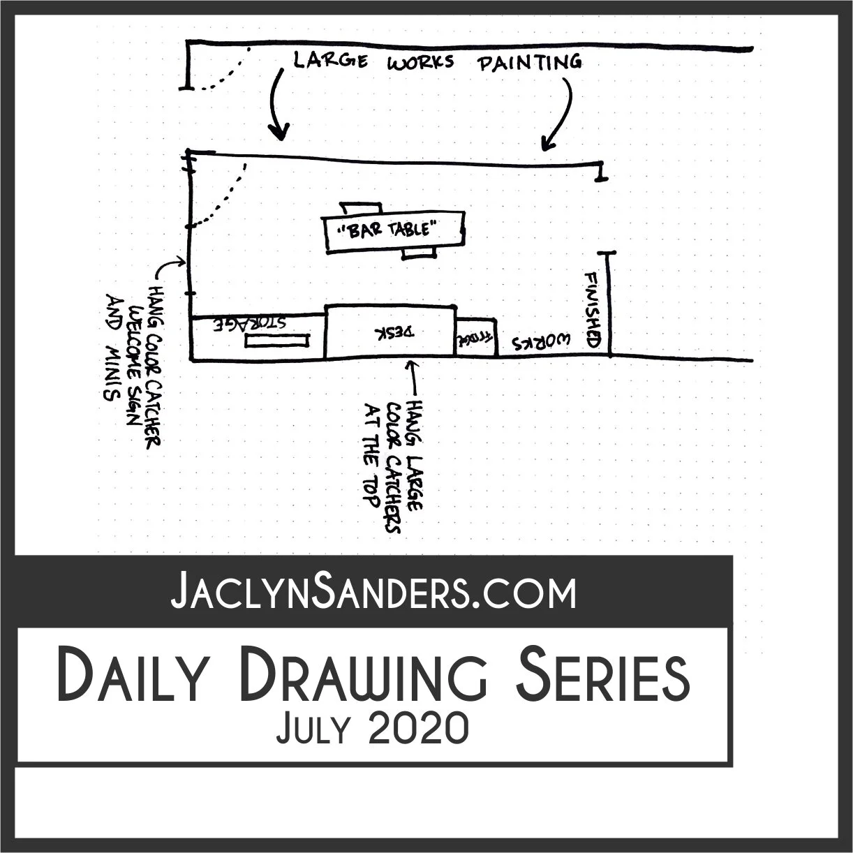 Daily Drawing Series: July