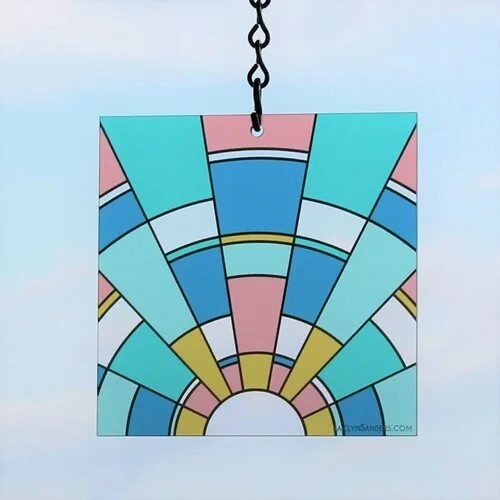 4" x 4" Mini Color Catcher: "Rise"