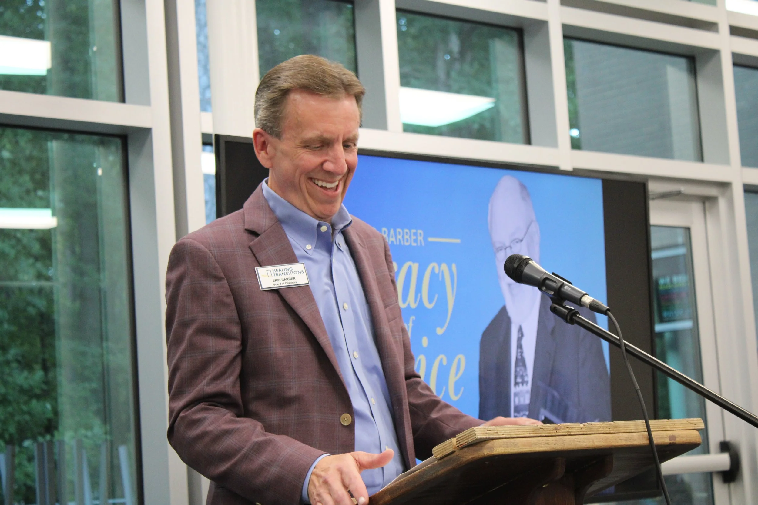 Heaing Transitions Annual Awards — J. Sanders