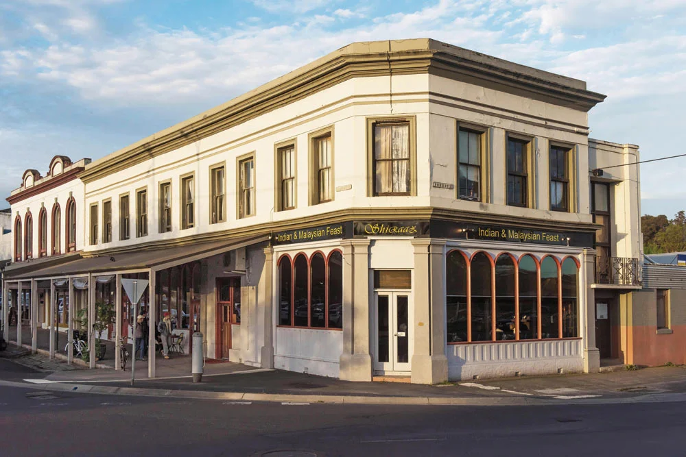 The Comma Hotel, site of the first jazz jam