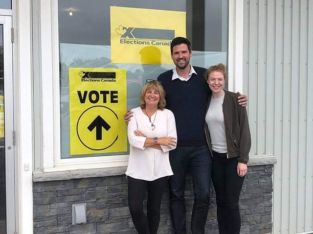 We voted! You can too!

Elections Canada has a returning office at 2721 Westville Rd. There are two more offices in Central Nova located in Jeddore and Sheet Harbour. 
Democracy is the most effective tool we have to ensure our interests our served by