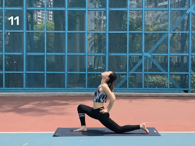 弓步後彎