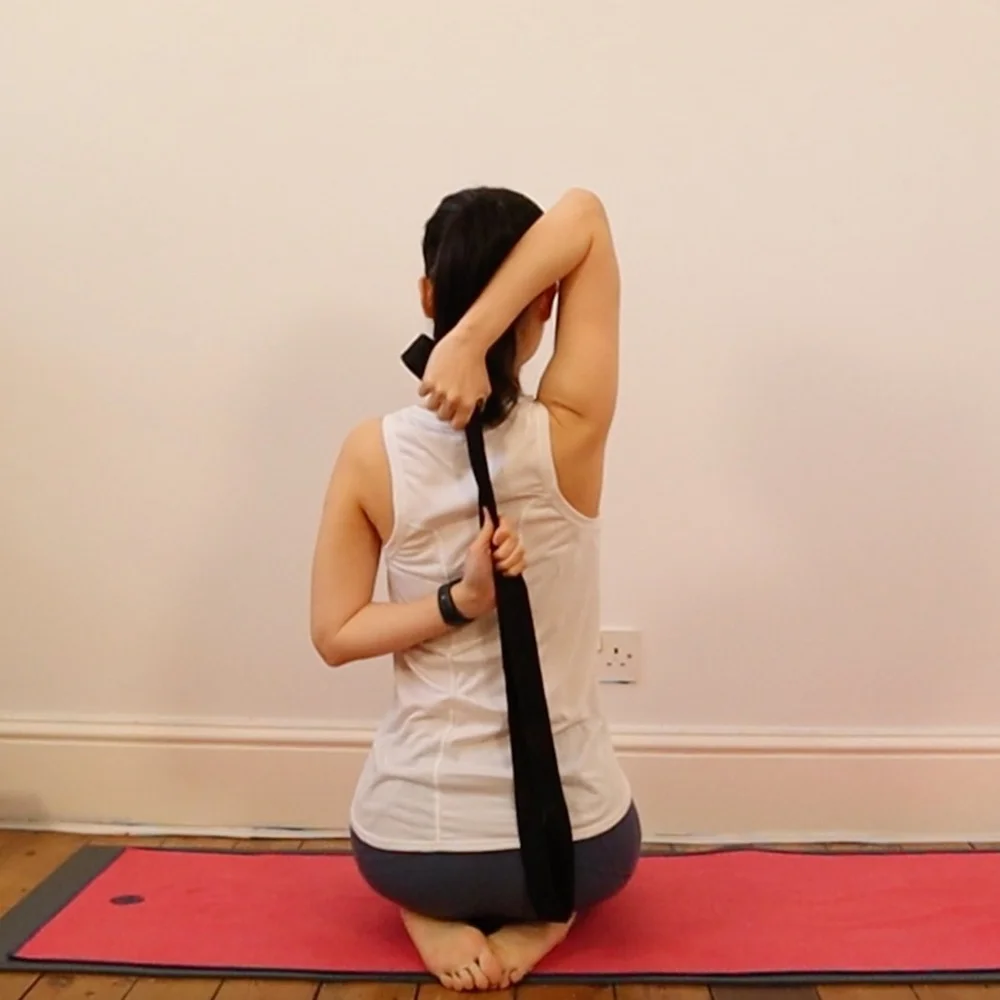 Cow Face Pose (Gomukhasana)