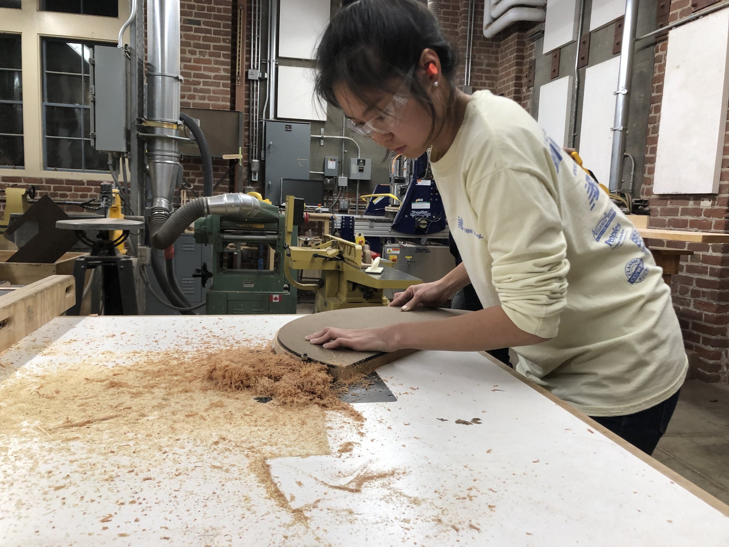 Woodworking - Using Table Router to Even Table Edges.JPG