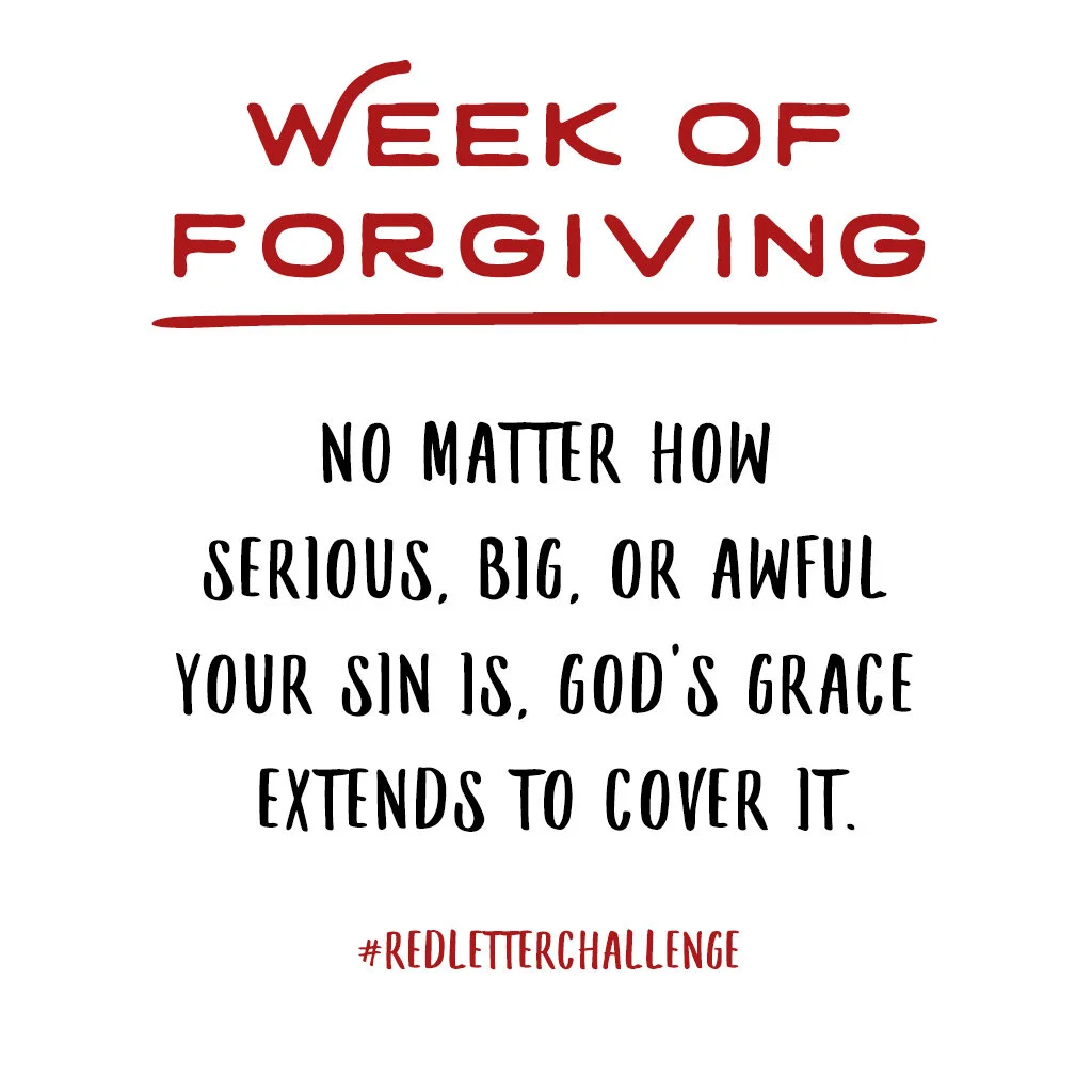 RLC: Day 13 - Forgiving