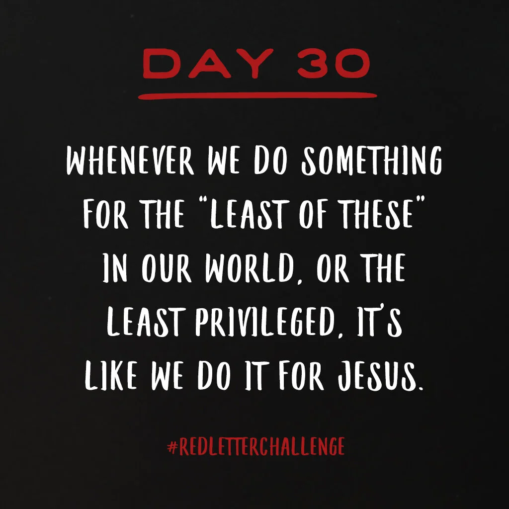 RLC: Day 30 - Giving