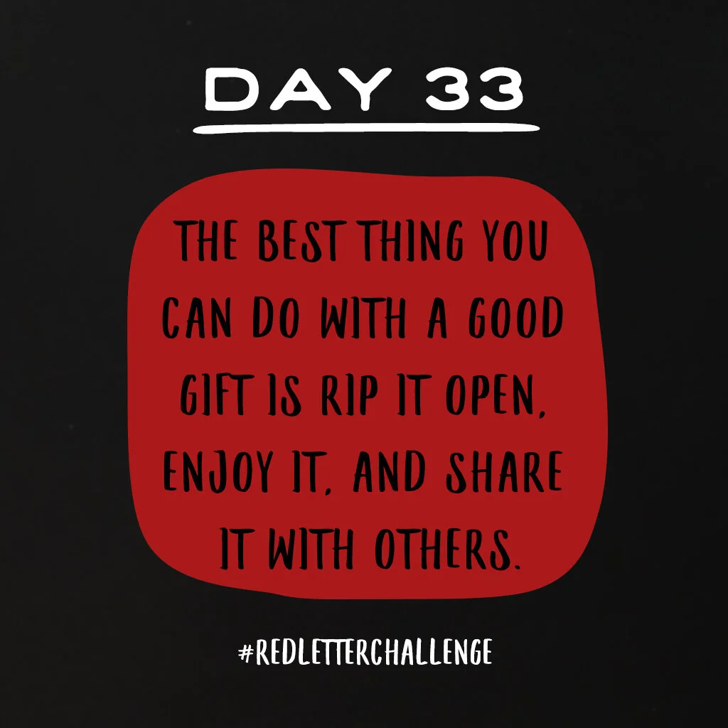 RLC: Day 33 - Giving