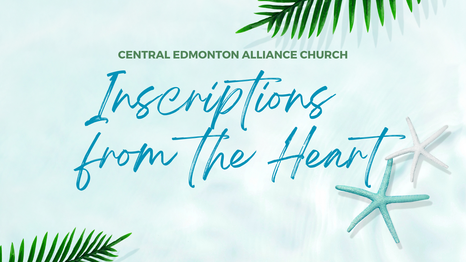 August 28, 2022 - INSCRIPTIONS FROM THE HEART