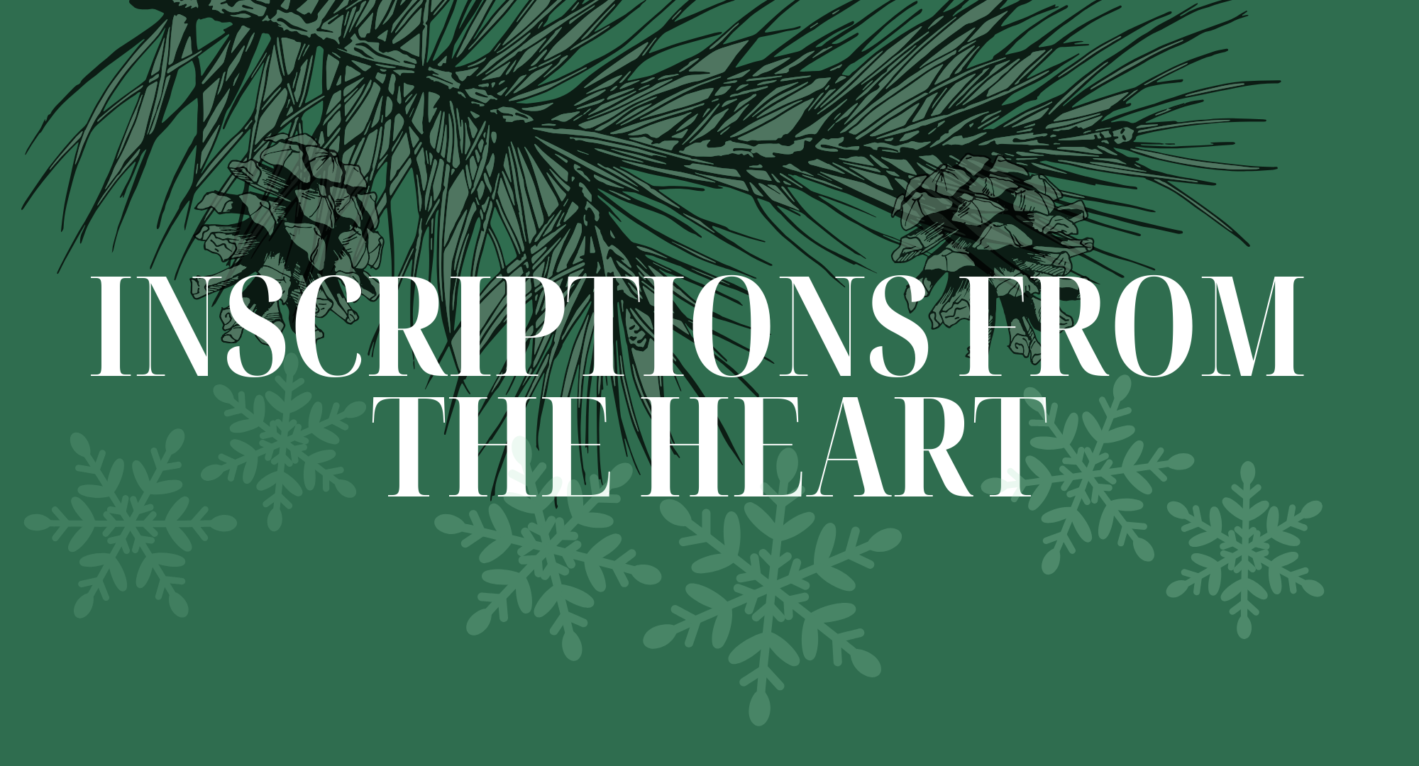 January 23, 2026 - INSCRIPTIONS FROM THE HEART