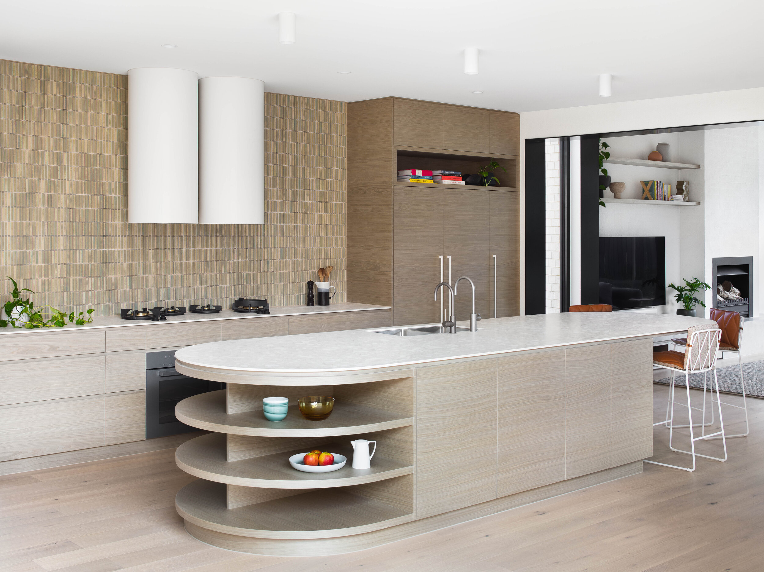 Functionality for family living is always a priority with storage spaces maximized, and a plan that provides for a young family but will adapt to their future needs.
