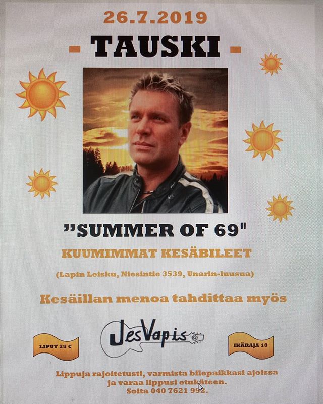 #villaunari#summerconcerts#tauski#tauskipeltonen#kes&auml;bileet#jesvapis#unari#lapinleisku#flameoflapland