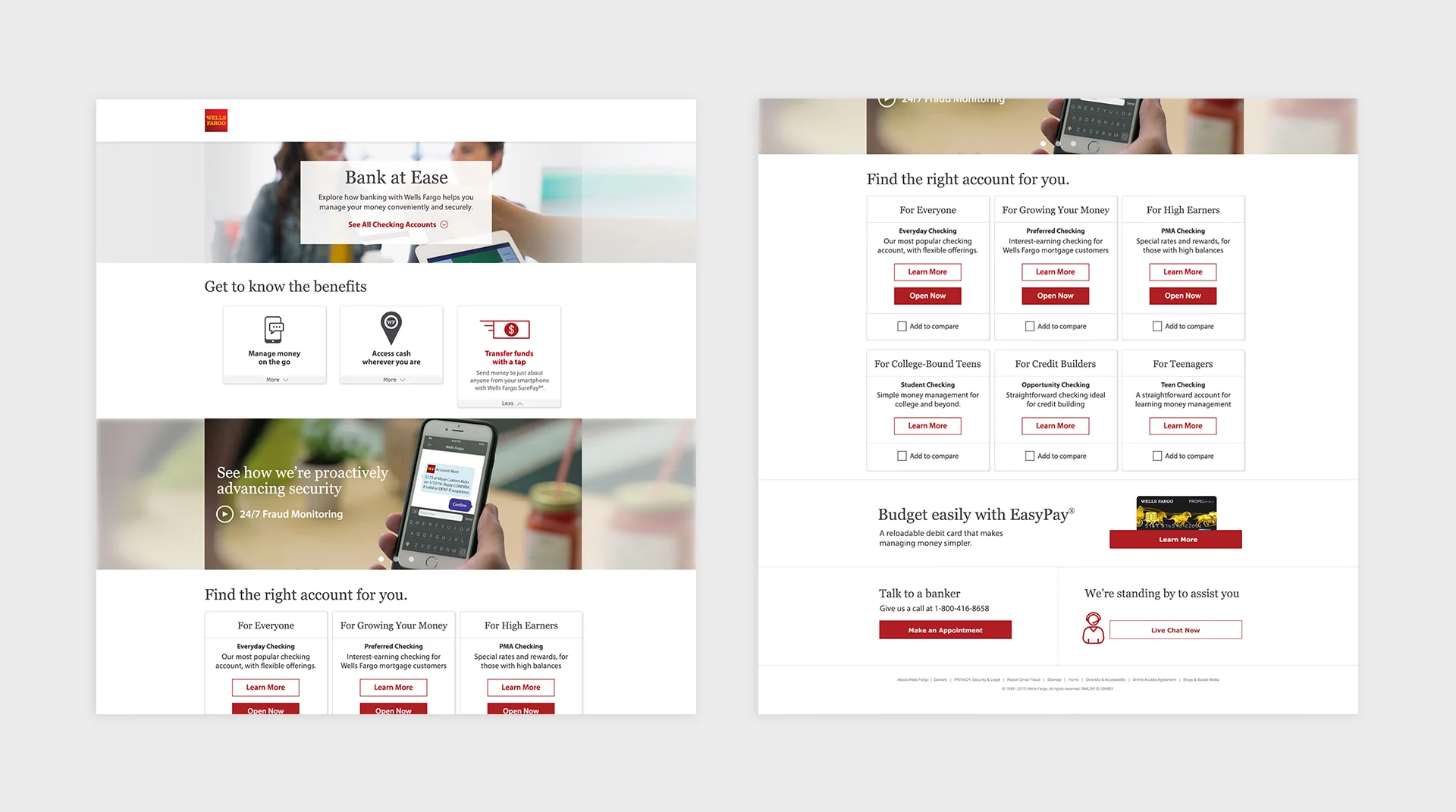 Final landing page