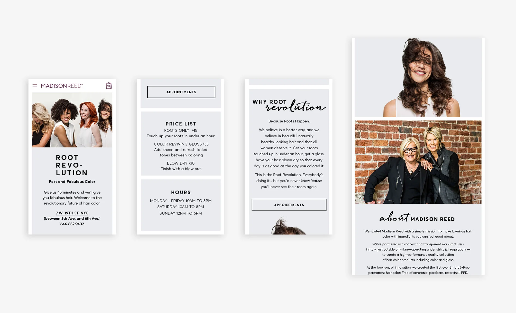 Final site design