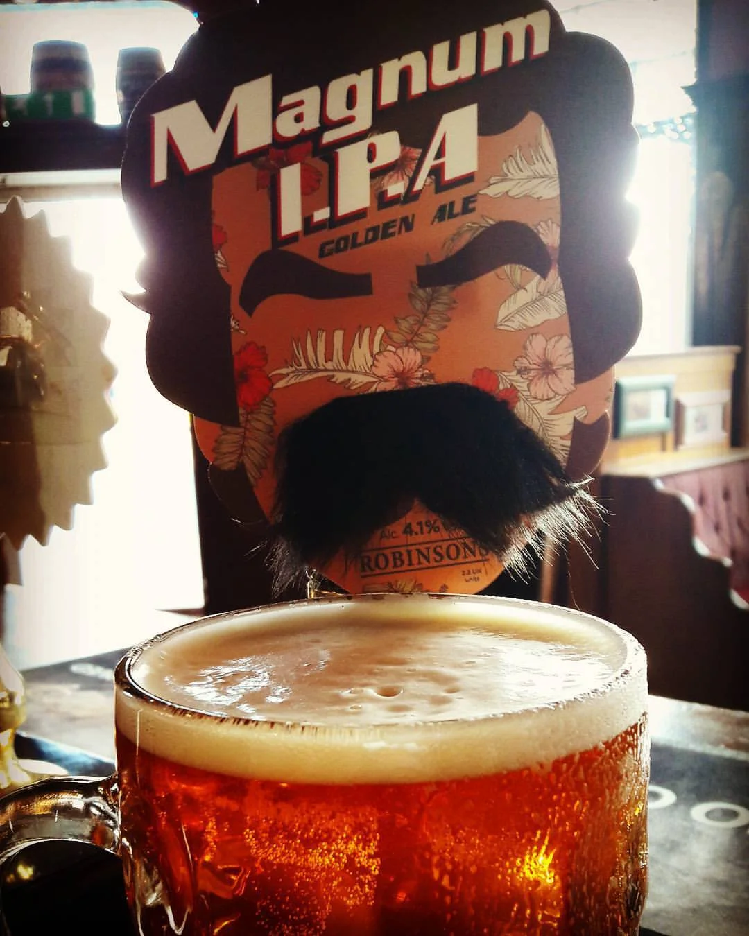 Come tickle his tache!