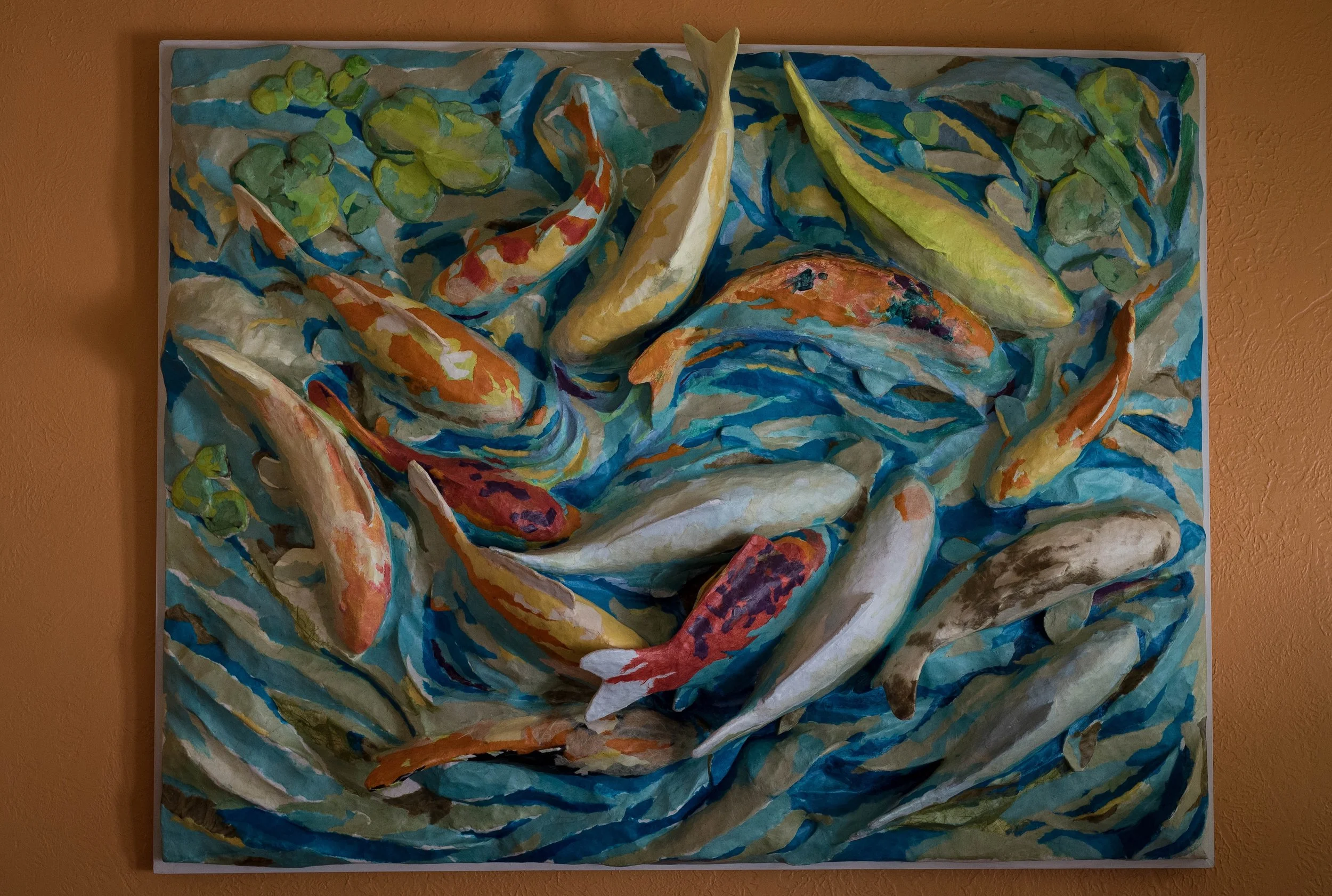 Feeding Time: Koi