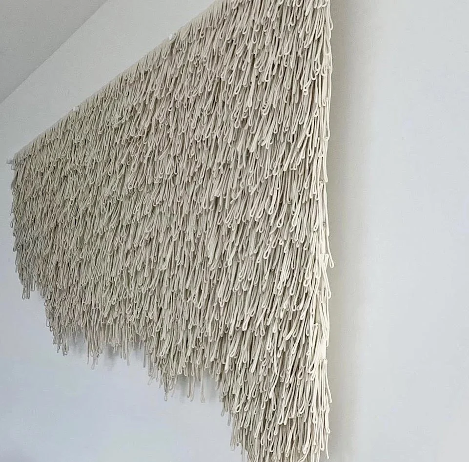   Remiges , porcelain on canvas 