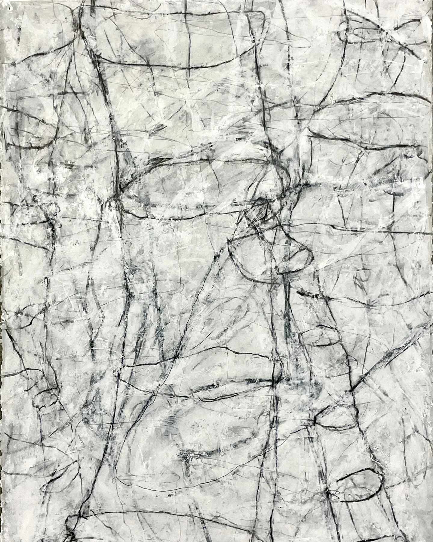   Funnel Study (#1) , oil and graphite 