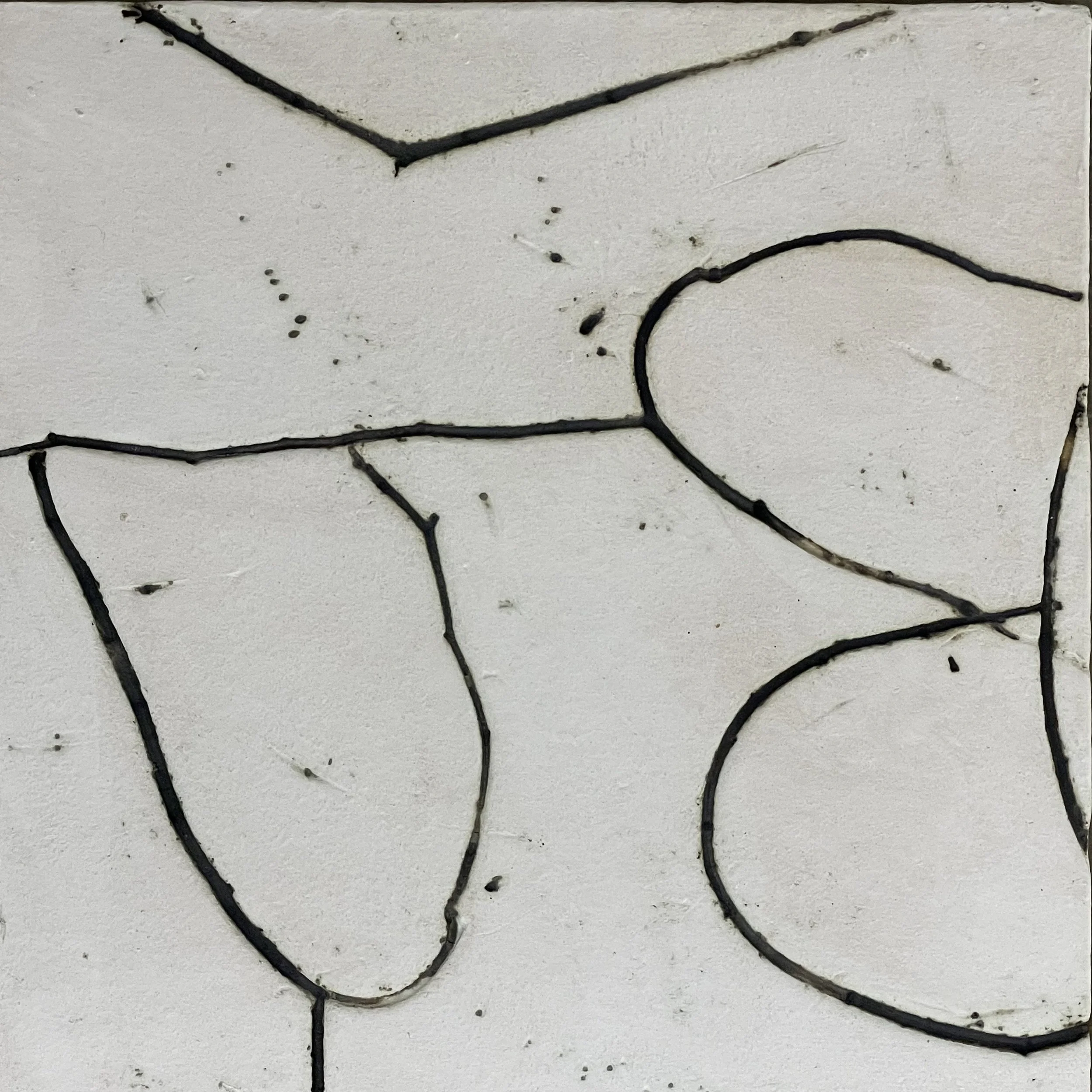  Tile Drawing (#1), ceramic 