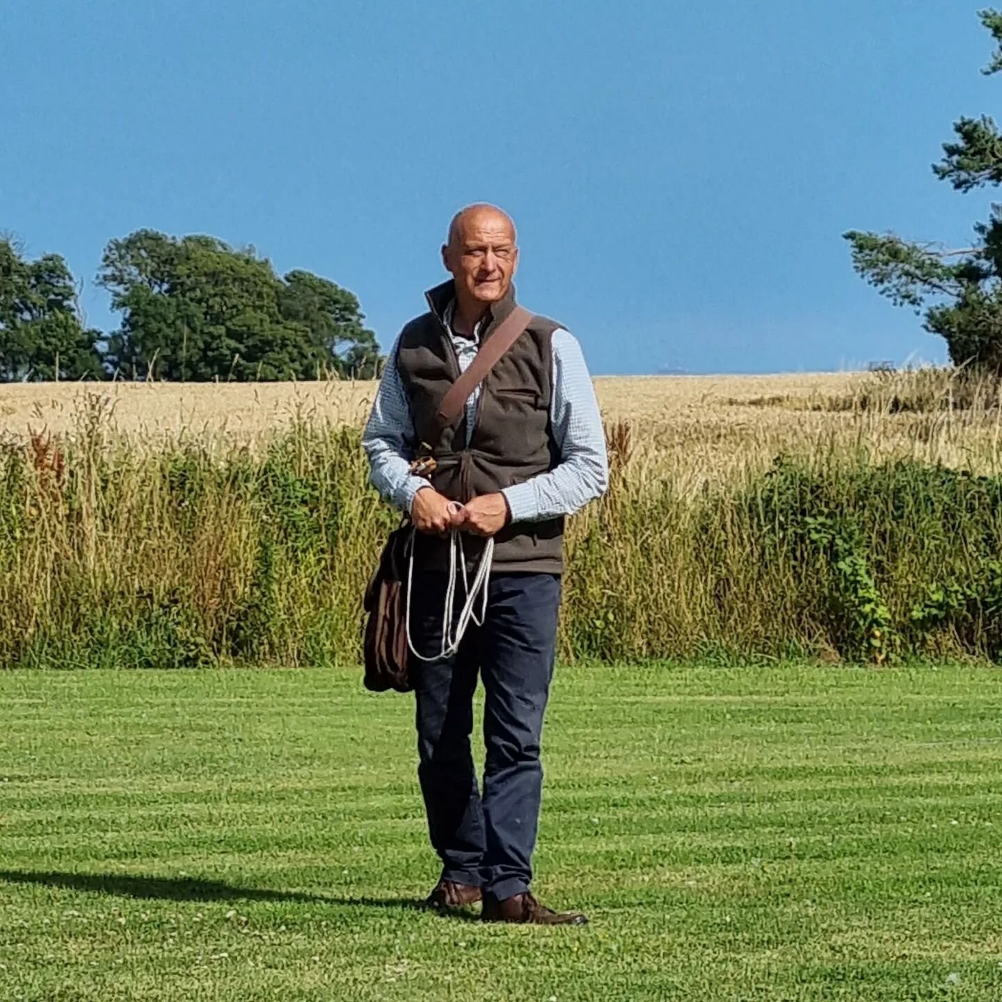 Lure wound and ready to go. 

Just watching the falcon make its climb and first turn.

The art of flying of a falcon to the lure is rooted in patience and timing. It's choreography and it can go wrong!

I've been thumped by a bird too fast or too ste