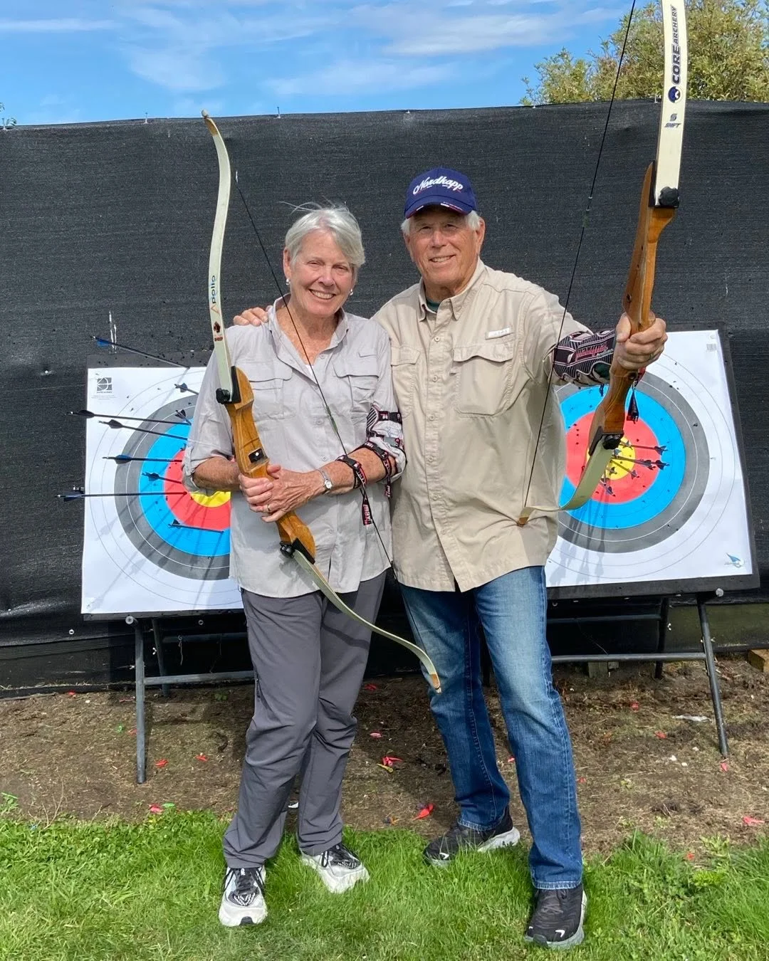 Top company with guests having a bit of competition 🏹
