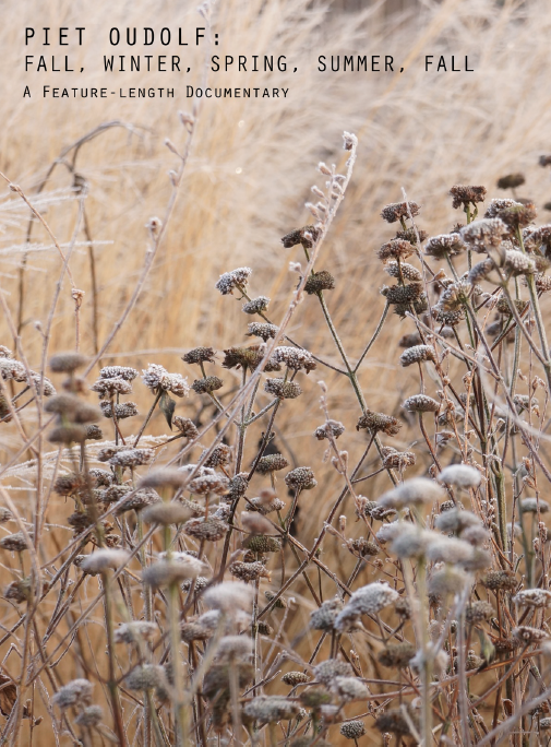 Piet Oudolf: Fall, Winter, Spring Summer (2017) This feature documentary will follow Piet and a number of his most important gardens across five seasons, capturing, in beautiful high-definition cinematography, all the aspects that make his designs so unique and revolutionary: painterly compositions featuring forgotten or unheralded plants; the celebration of a plant’s full life cycle including death; and the orchestration of these elements in gardens that evoke the emotional responses of being in the wild – and are, in fact, fantastically bio-diverse – but done so by meticulous design. The film will be a vital record of a profoundly important figure. But perhaps most importantly it will be an education in the creative process, and its important ecological implications.