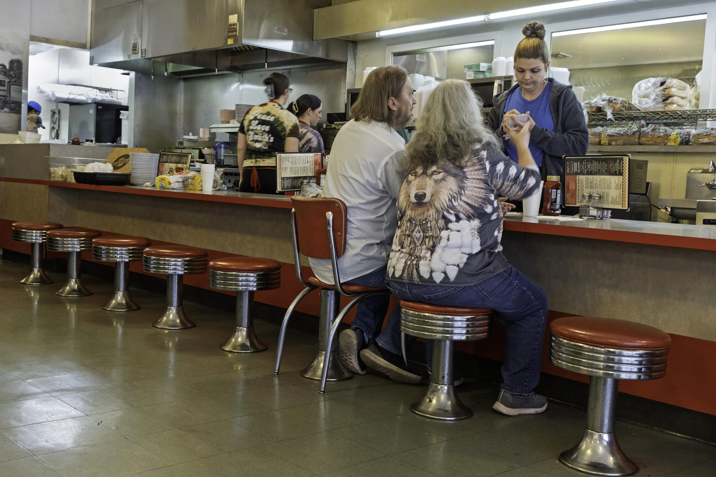Lunch at the Smith Pharmacy, Forest City, NC