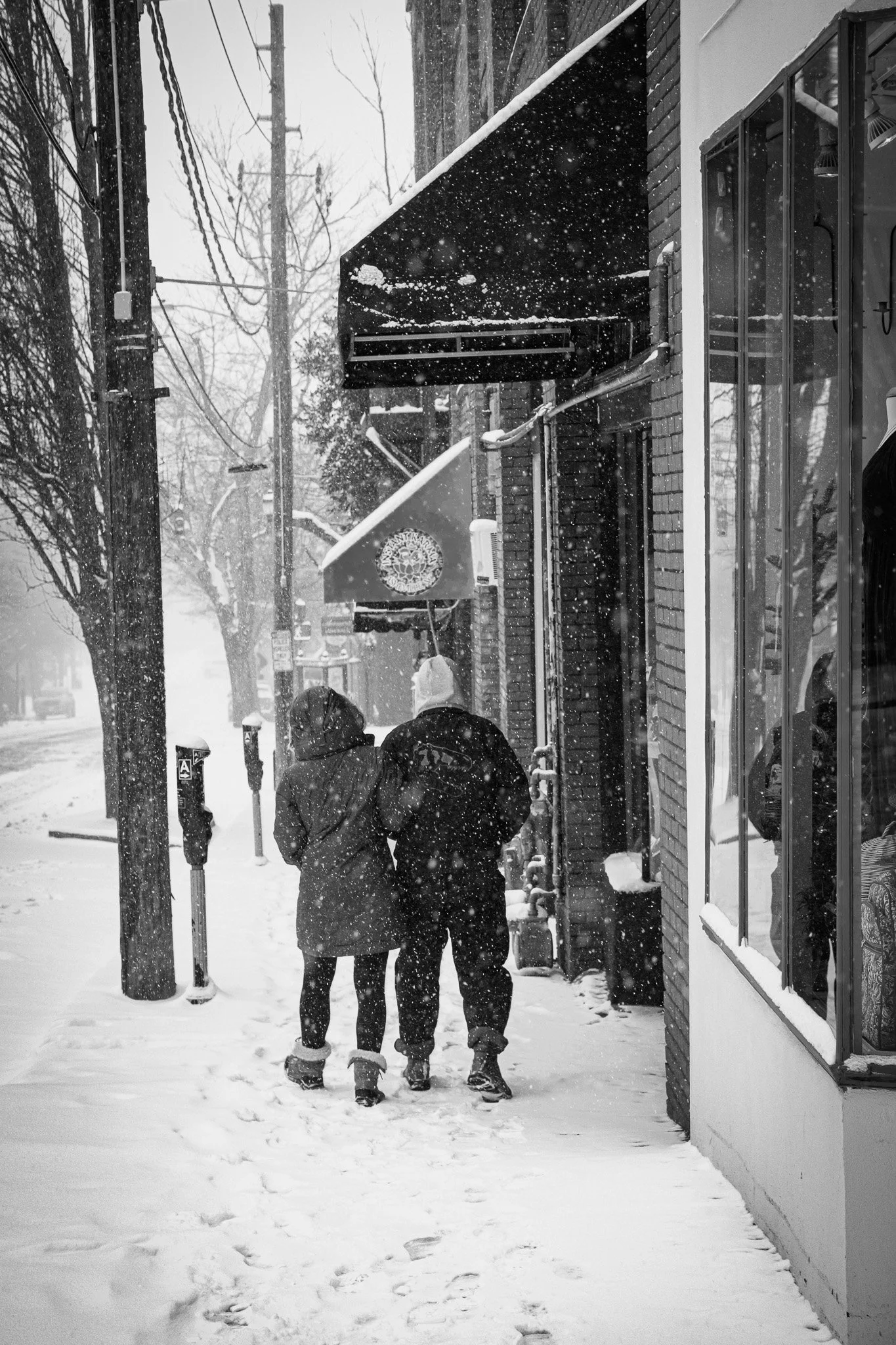 Walking on a Snowy Day