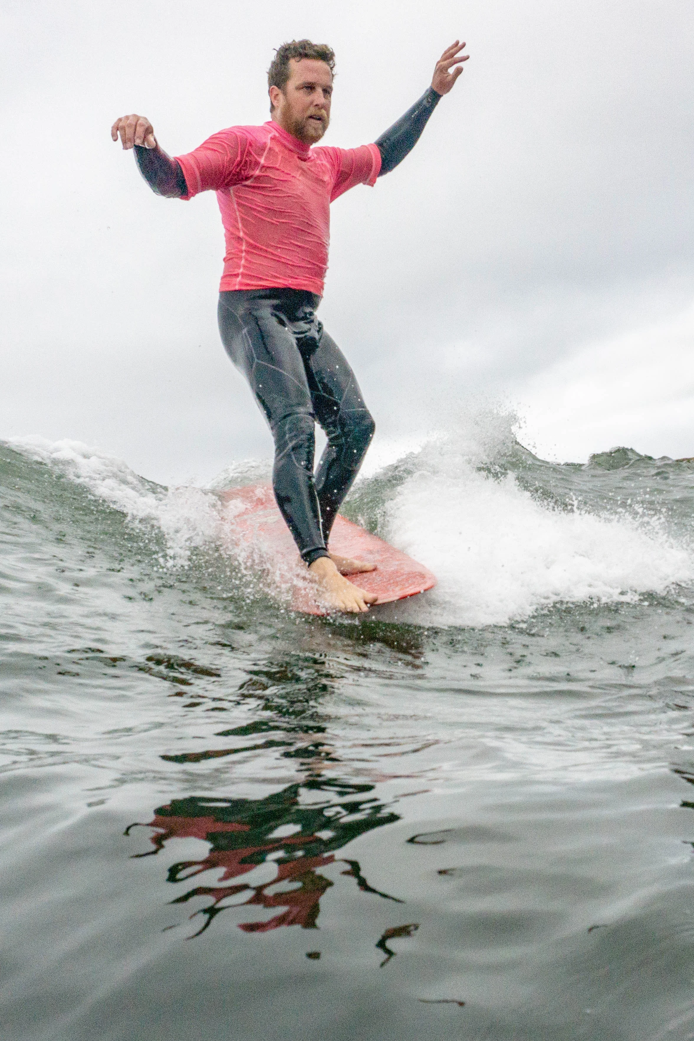 4) This mans beard is fierce, just like the his toes on the nose coming directly at me! Memorial weekend I had the privilege of capturing images for Santa Cruz Longboard Union's contest.
