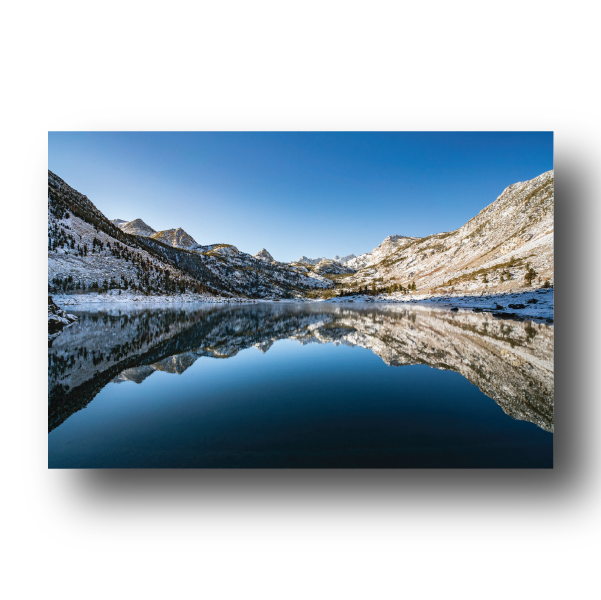 Lake Sabrina Winter Reflection