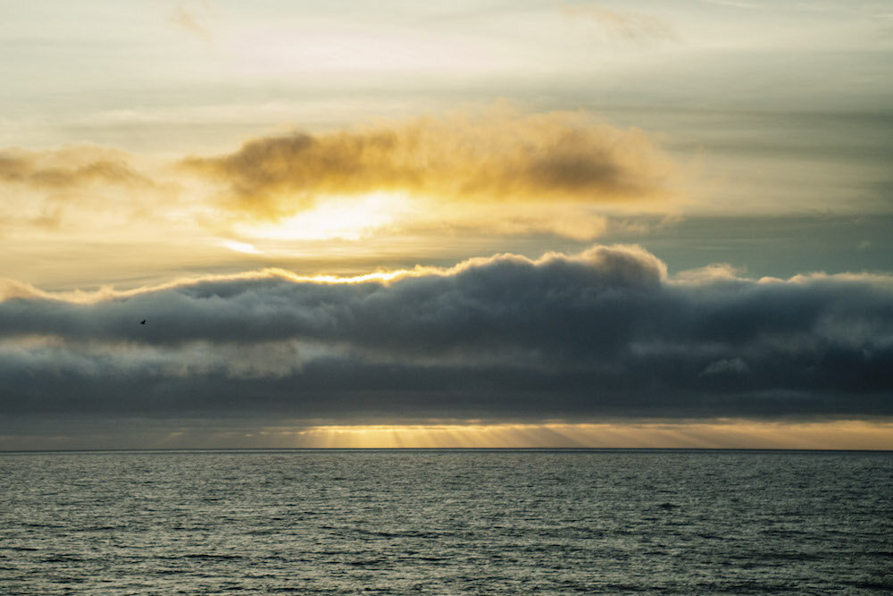 Watching the Sunset in Davenport, CA