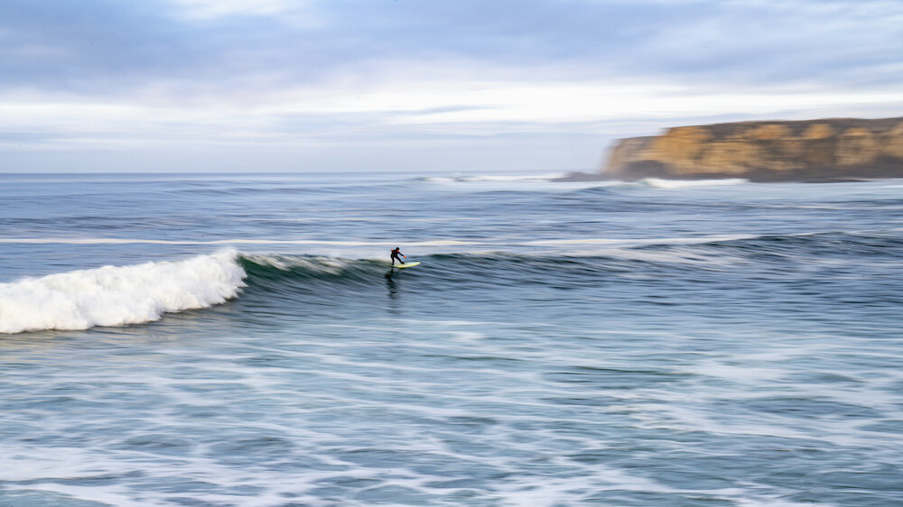 Surfing in Santa Cruz