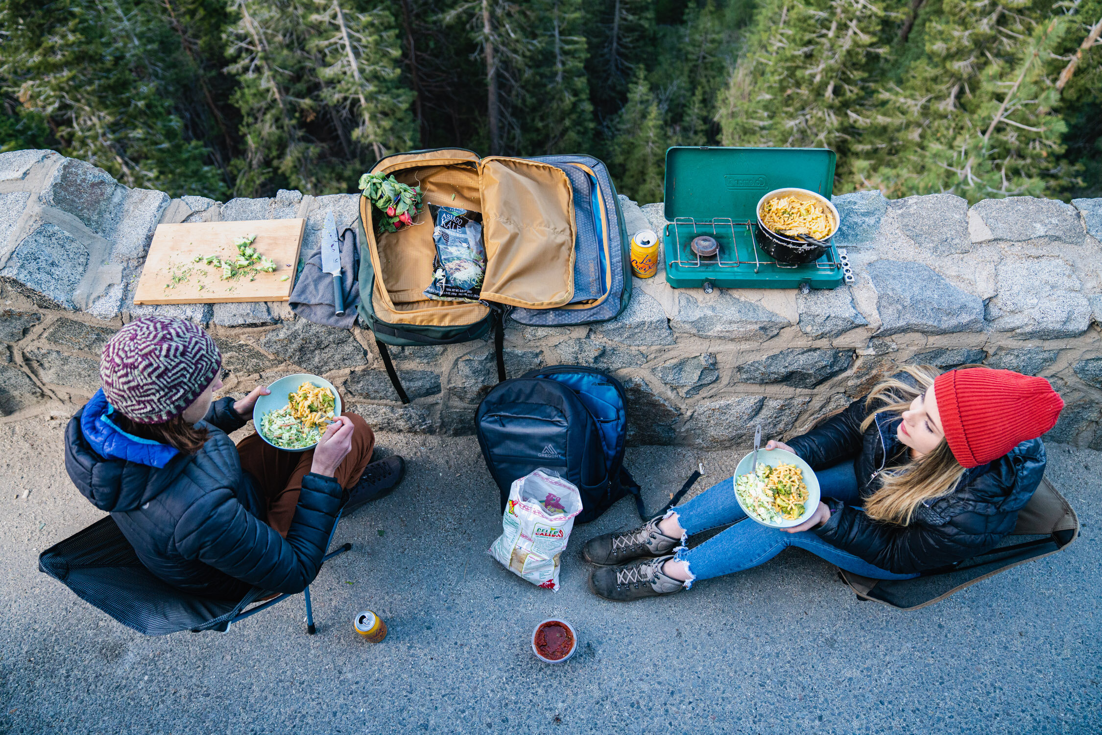 Enjoying an evening at Emerald Bay