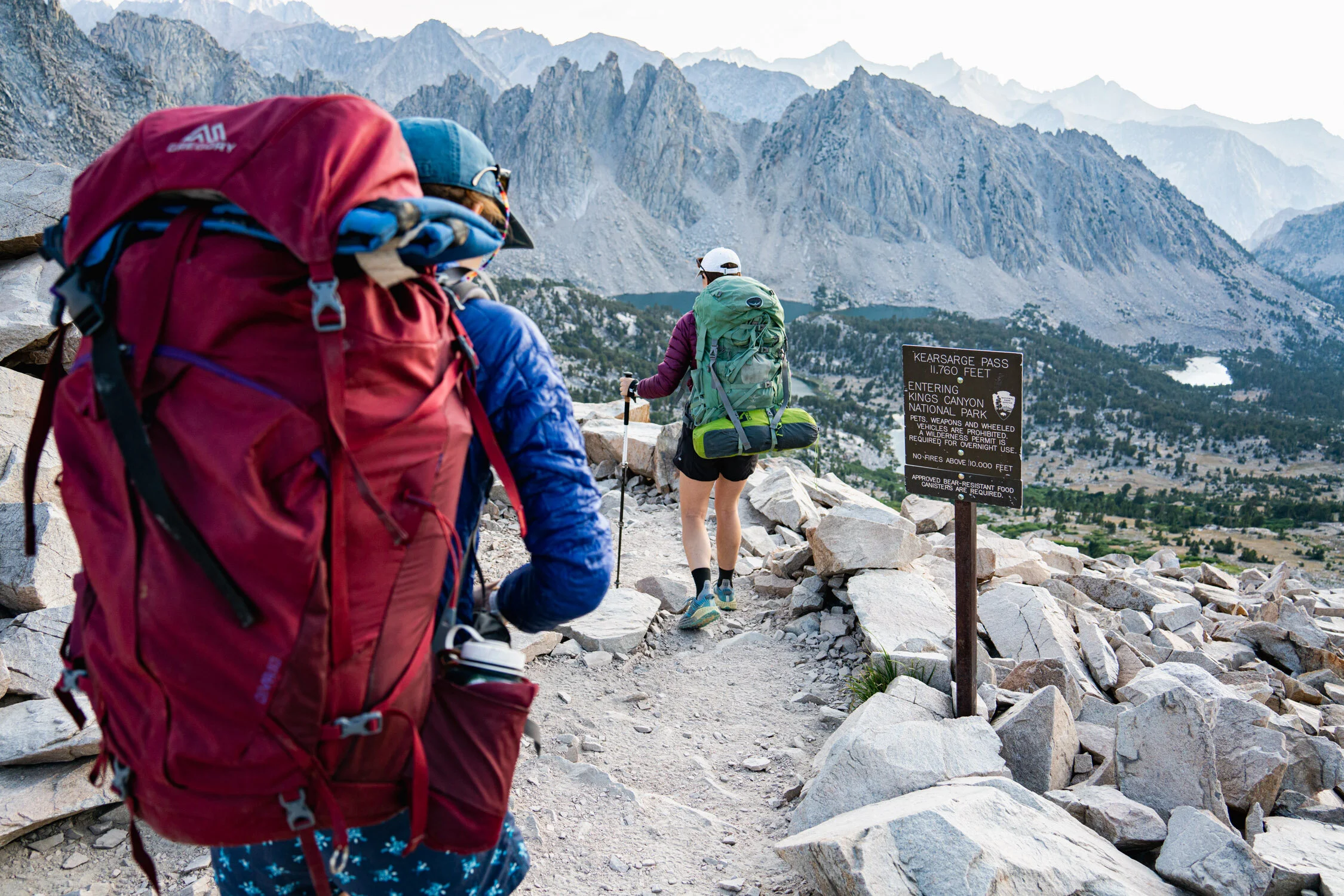 Backpacking Kearsarge Pass