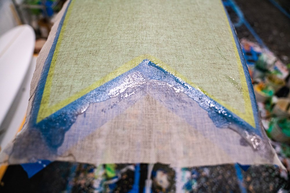 Tyler Locus surfboard shaping in Santa Cruz, CA