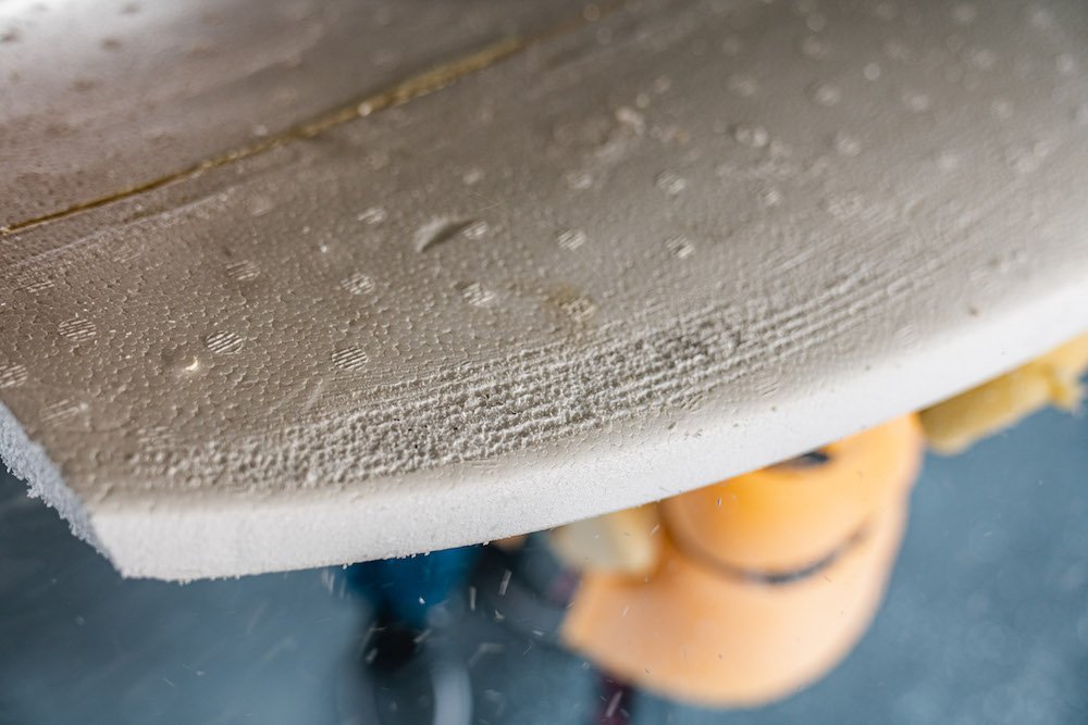 Tyler Locus surfboard shaping in Santa Cruz, CA