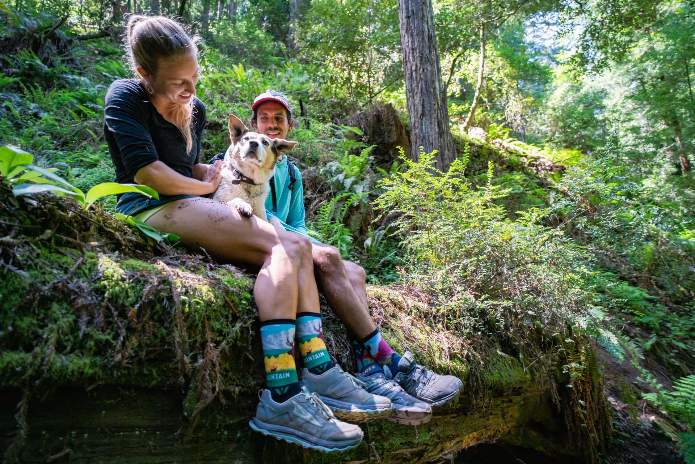 Redwood Forest with Caitlyn, Hektor, and Kat in Santa Cruz, CA
