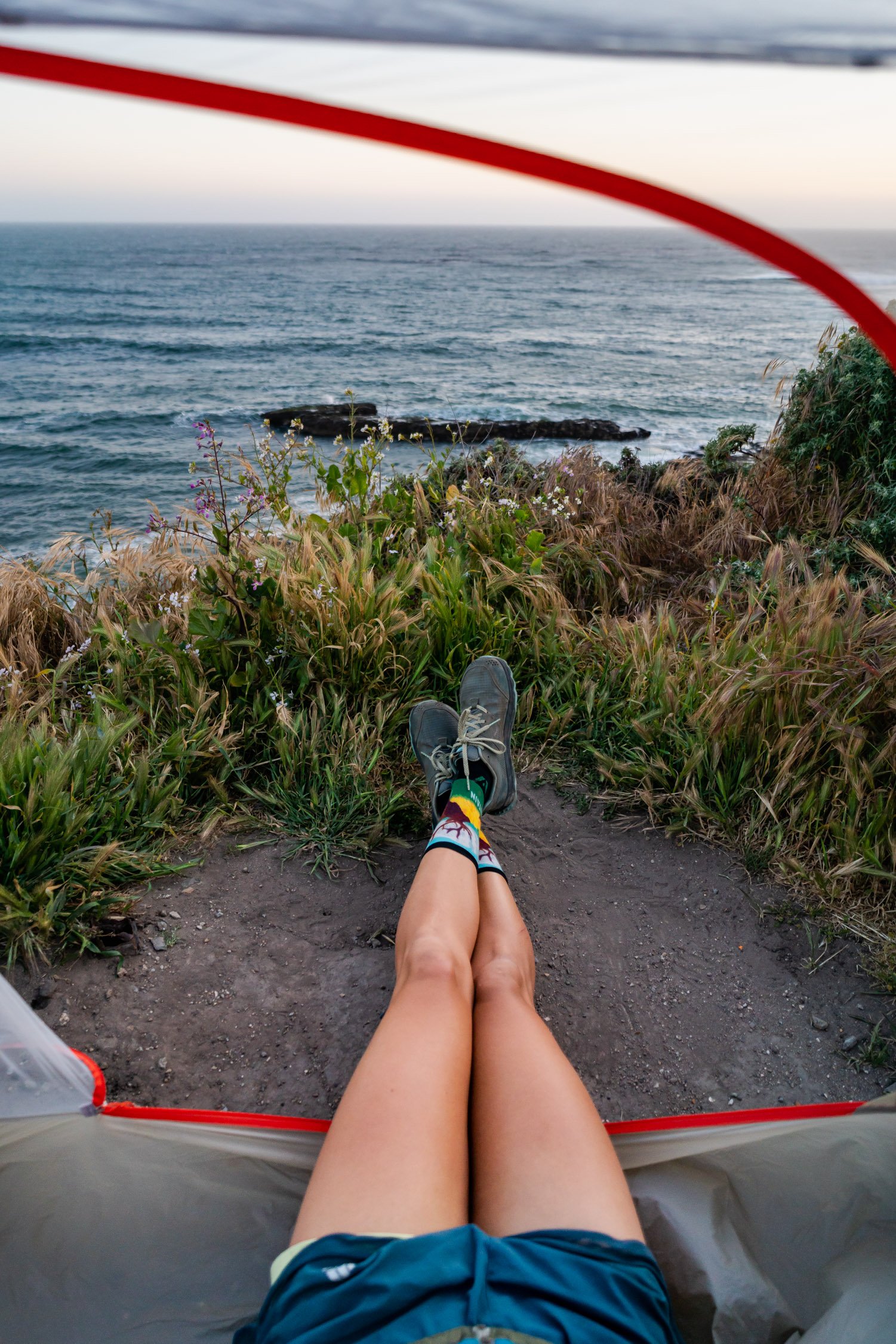 Hiking in Big Sur, CA with Caitlyn, Kat, Hektor