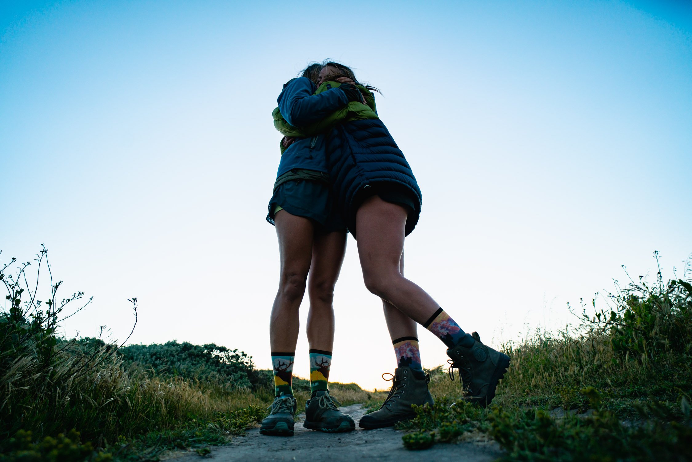 Hiking in Big Sur, CA with Caitlyn, Kat, Hektor