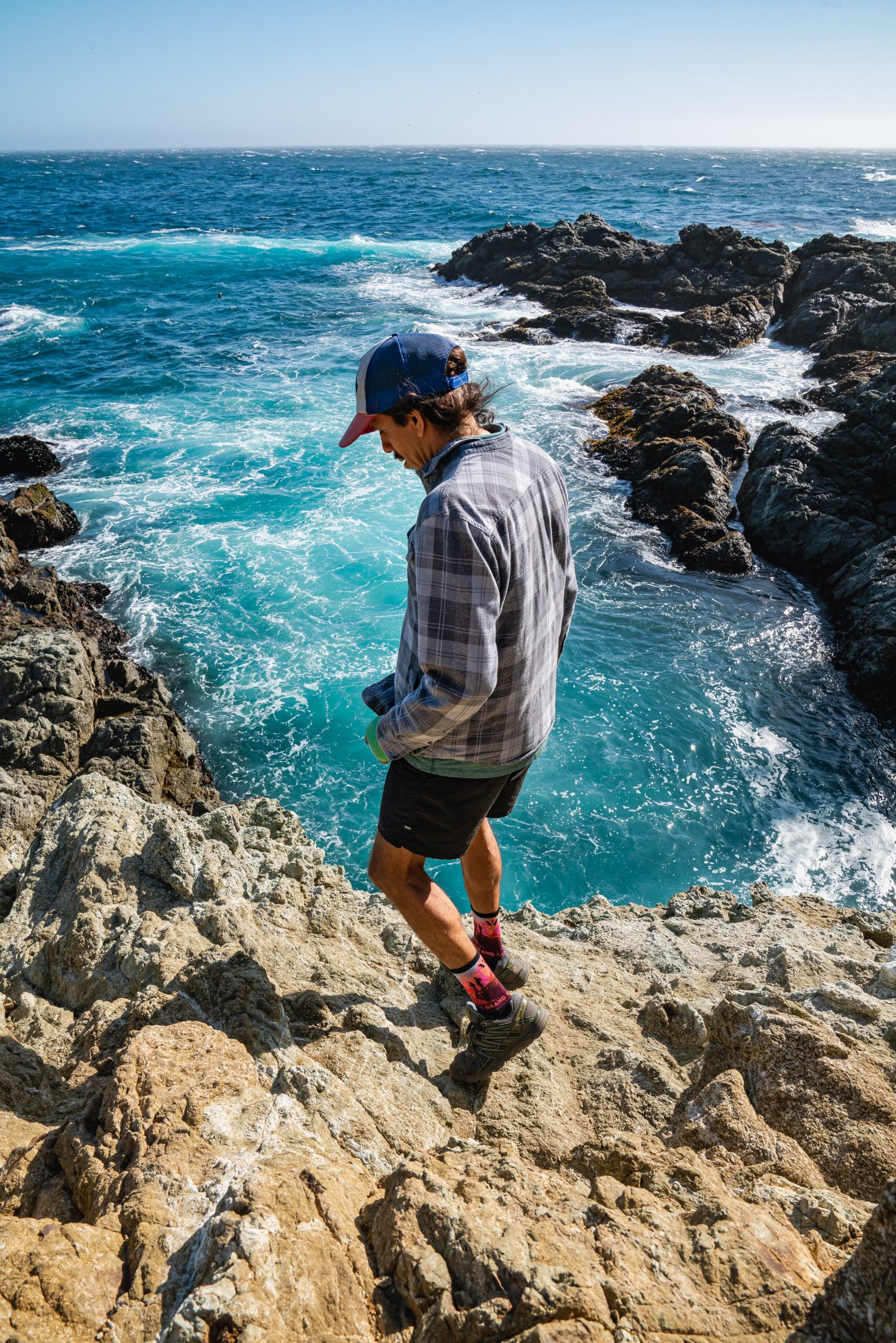 Hiking in Big Sur, CA with Caitlyn, Kat, Hektor