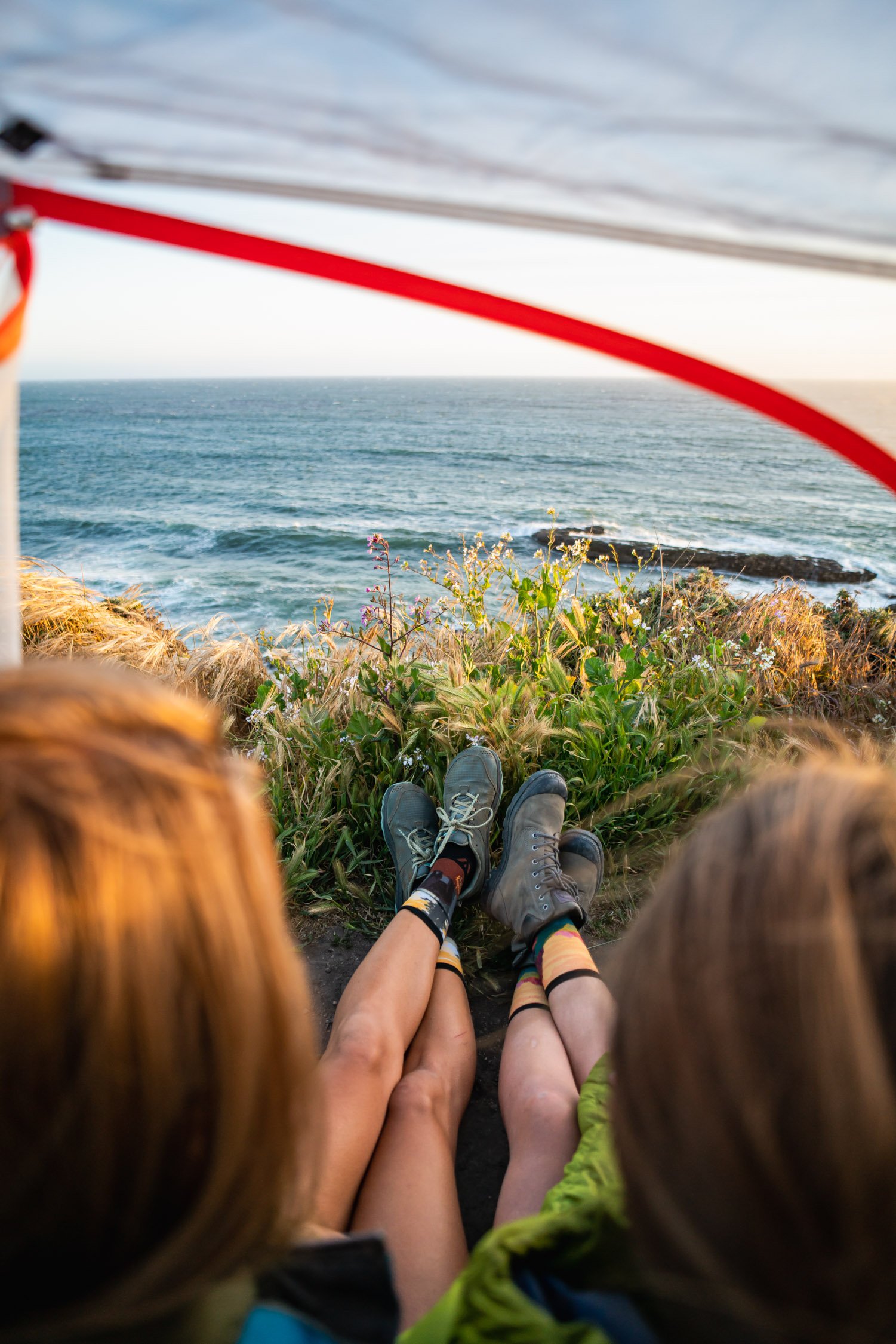 Hiking in Big Sur, CA with Caitlyn, Kat, Hektor
